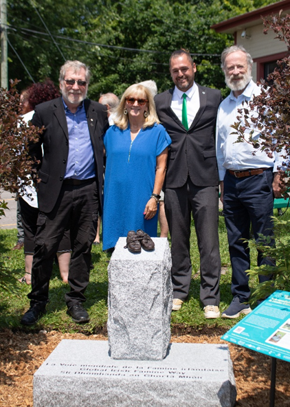 Dr. Mark McGowan, Kelley O’Rourke, Mayor Lalande and Michael McBane