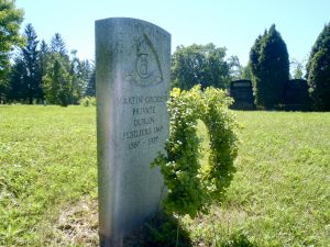 Tombe de Martin Groden au cimetière Beechwood. Photo du RCPMI.